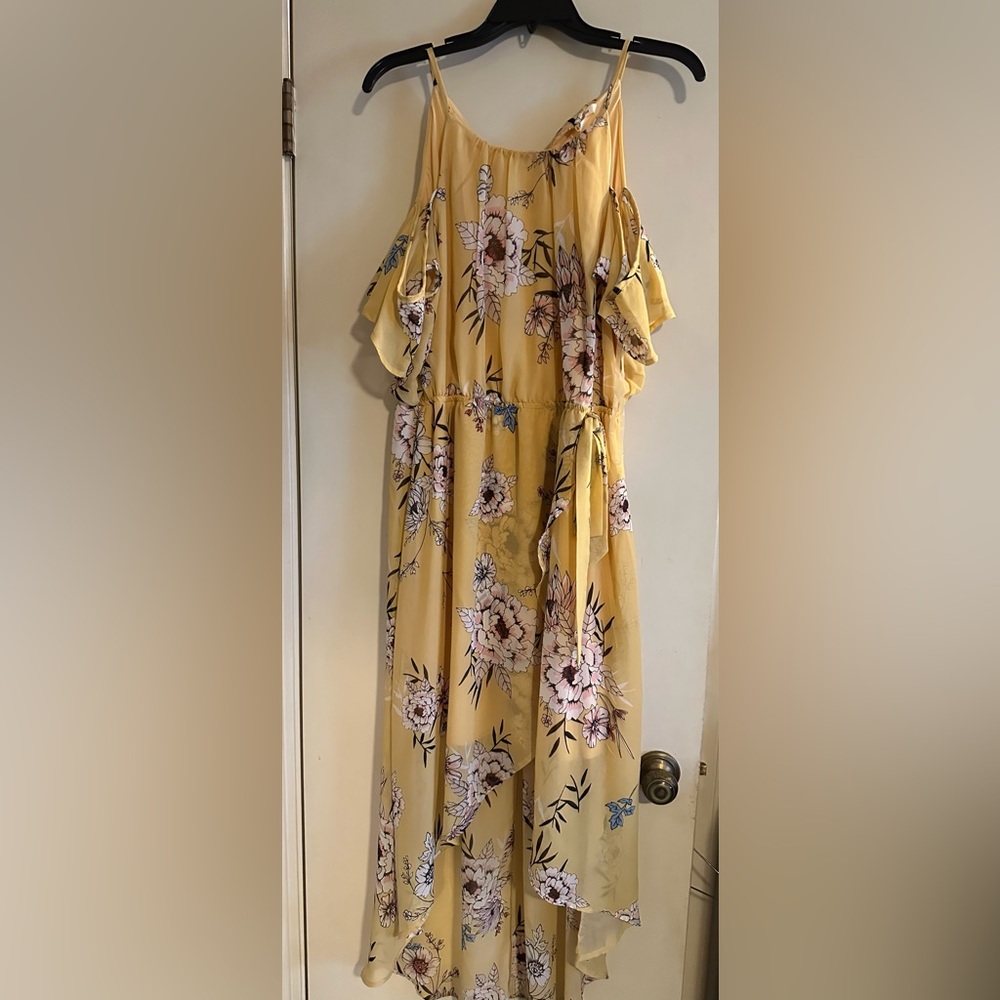 Floral Yellow Dress